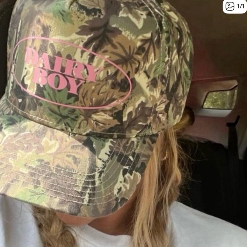 Dairy boy Camo hat